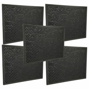 5x Filtro de carvão ativado vhbw substitui Philips FY3432/10 para Purificador de Ar