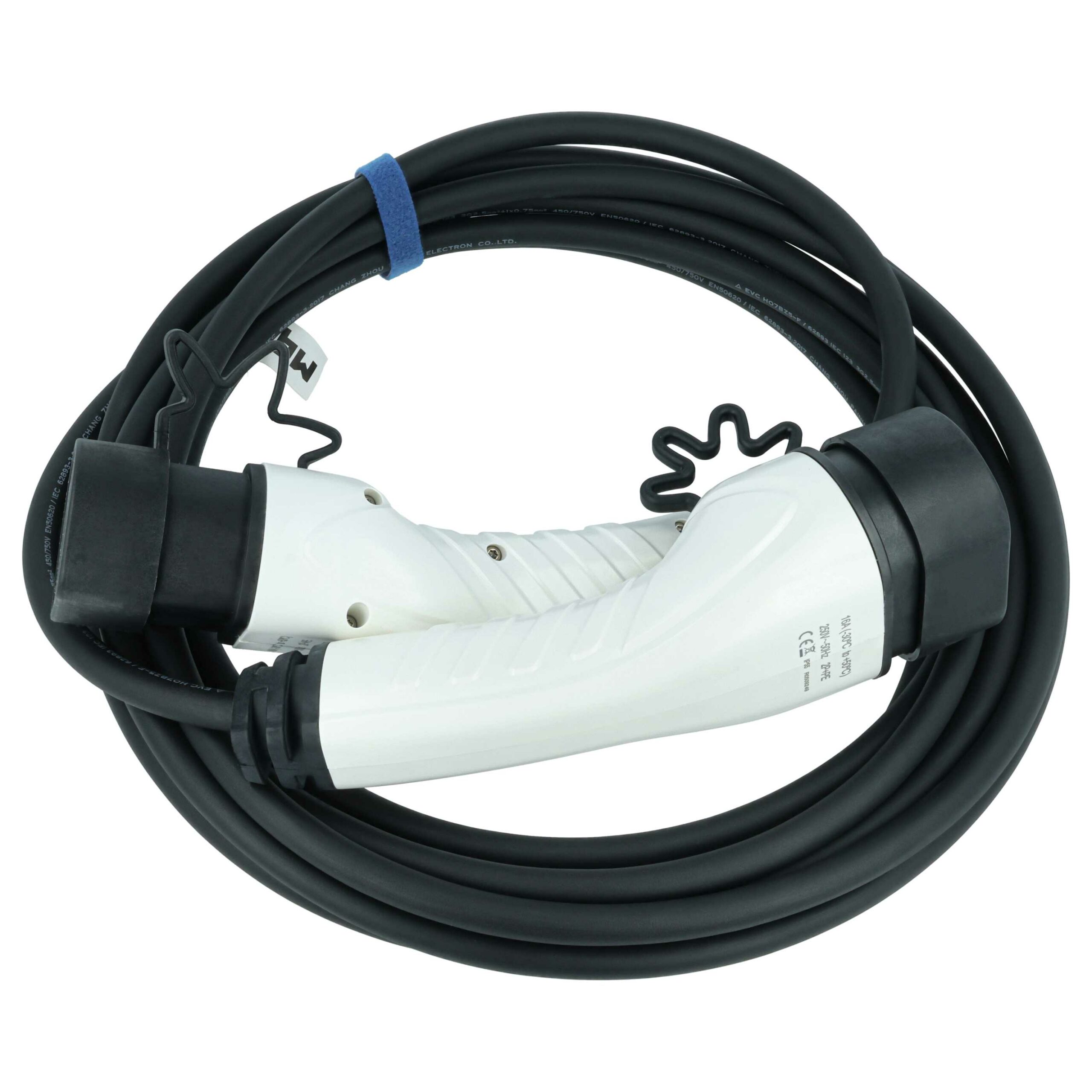 Cabo de Carregamento vhbw - Tipo 2 para Tipo 2, Monofásico, 16 A, 3.5 kW, 7 m - Image 2