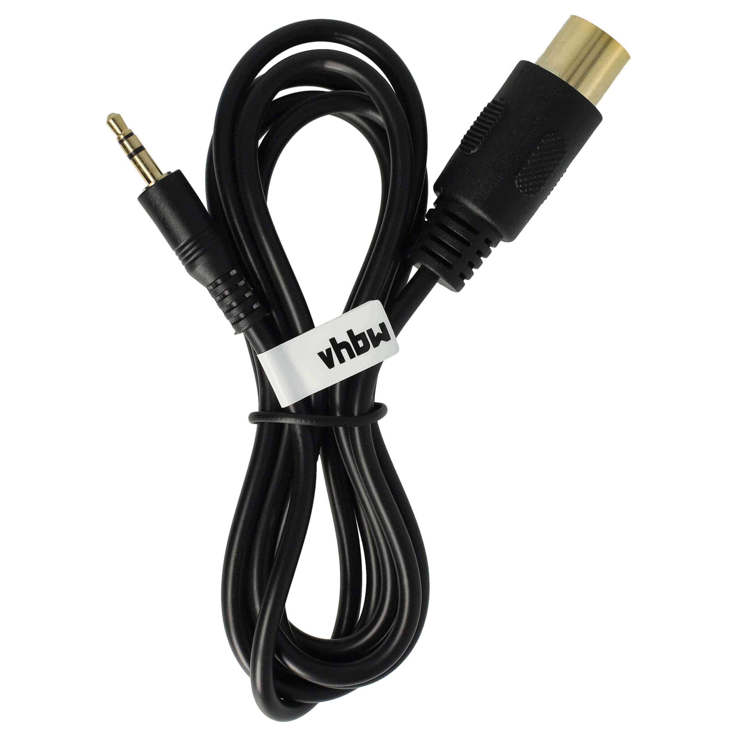 Cabo Adaptador Áudio AUX vhbw para Auto-rádio Kenwood CA-C1AX - 140cm - Image 3