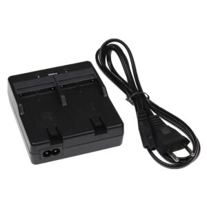 Carregador Duplo vhbw para Ferramentas de Medição Pentax e Sokkia - 7,2V