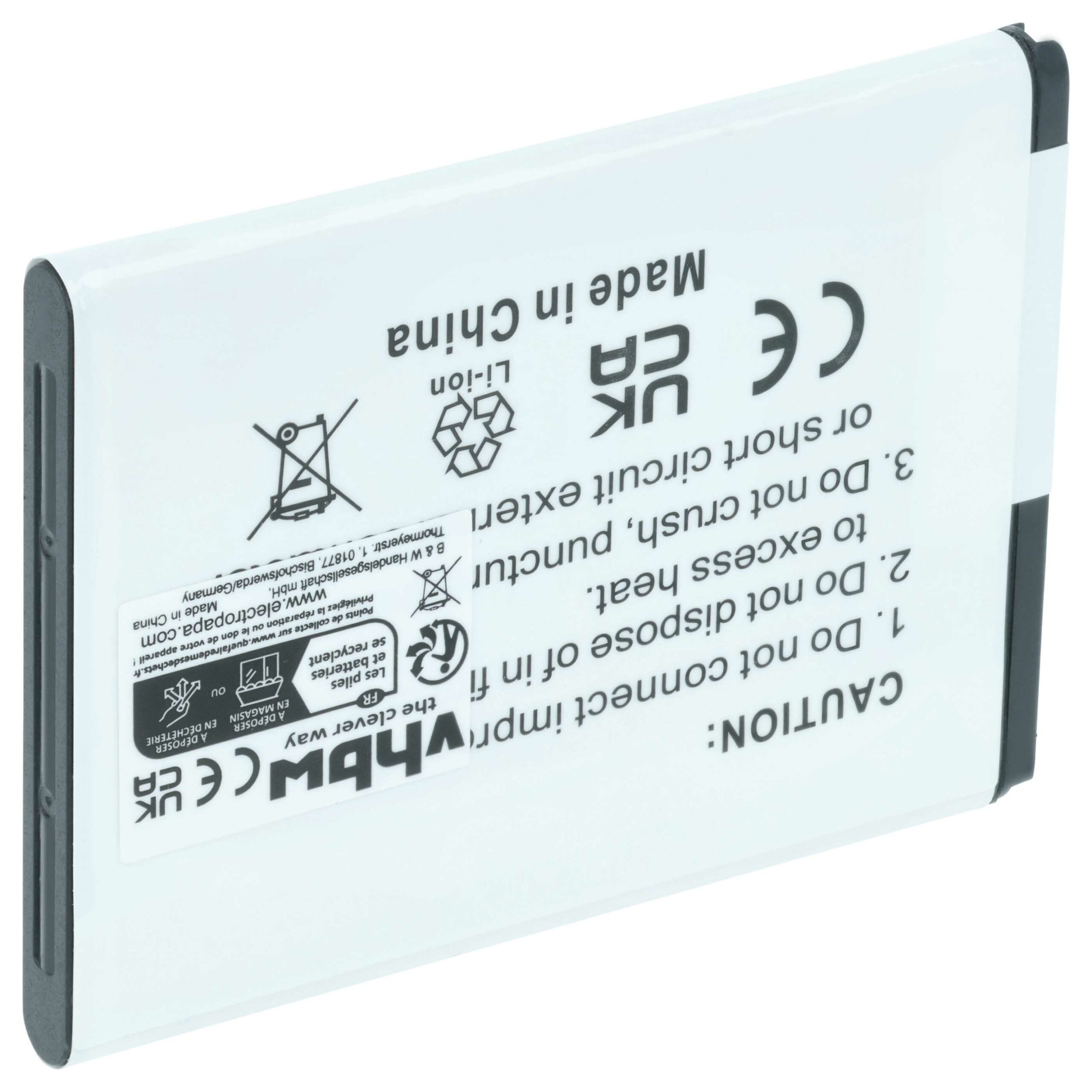 Bateria de Telemóvel vhbw substitui Samsung EB494358VU - 1350 mAh 3.7 V Li-Ion - Image 2