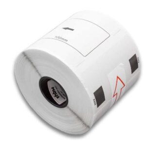 Rolo de Etiquetas vhbw substitui Brother DK-11202 para Impressora de Etiquetas - 62 mm x 100 mm