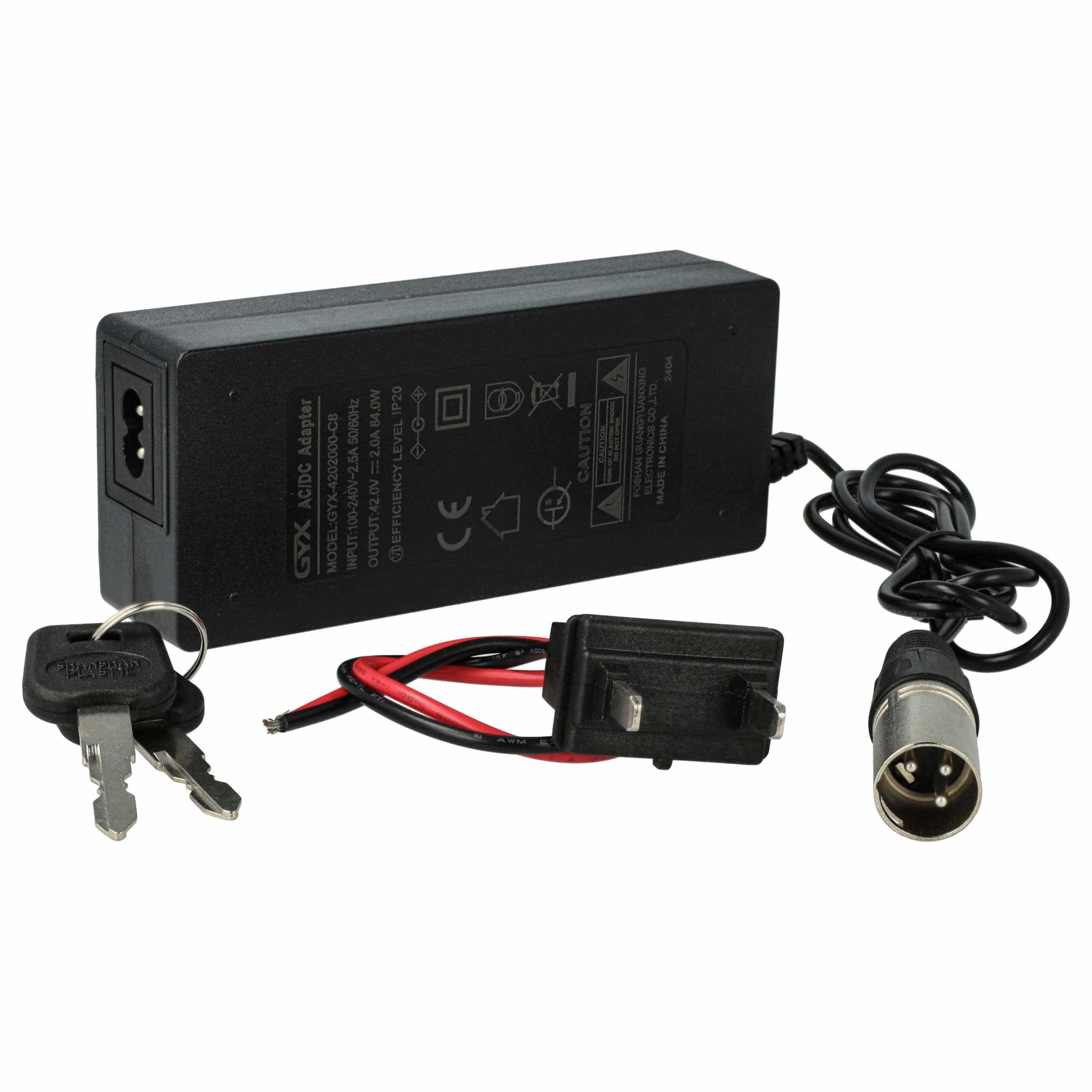 Bateria para Bicicleta Elétrica e-Bike (Tubo de Selim) vhbw Li-Ion 12 Ah 36 V com Carregador - Image 2