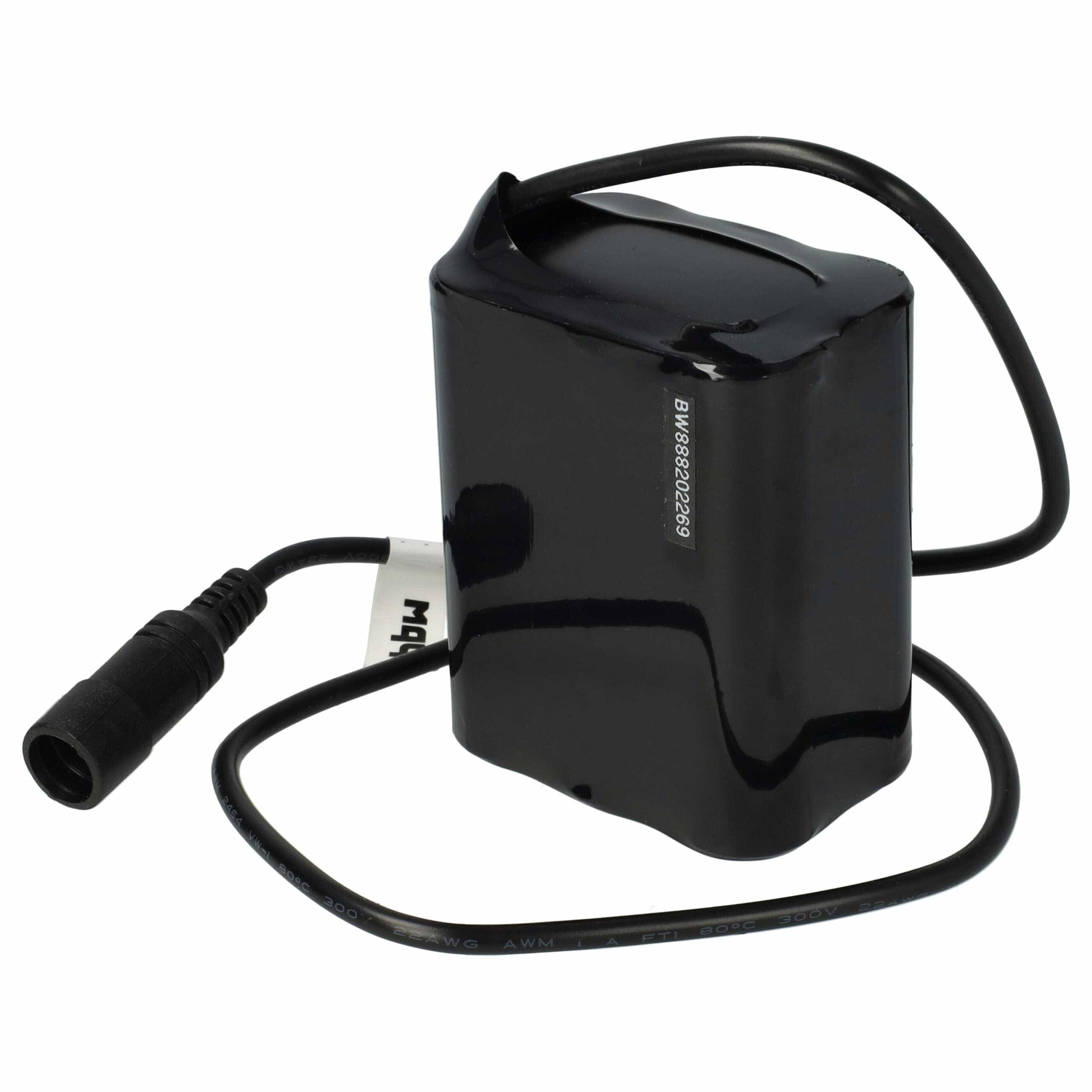 Pack de bateria vhbw 7800 mAh para luzes de bicicleta Supernova B54 Max e M99 Mini Pro B54 - Image 3