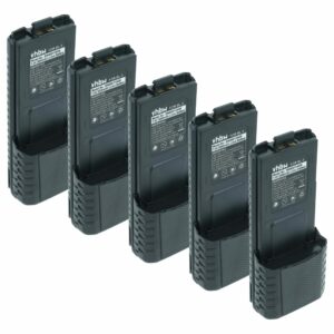 5x Baterias vhbw para Rádio Baofeng BL-5 (2800 mAh, 7.4 V, Li-Ion)