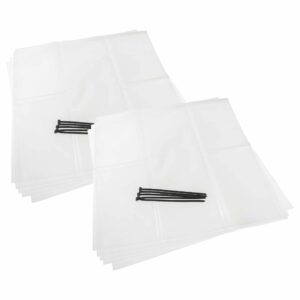 10x Sacos para Coletor de Pó vhbw para Festool 204296 (Polietileno, 65 x 65 cm)