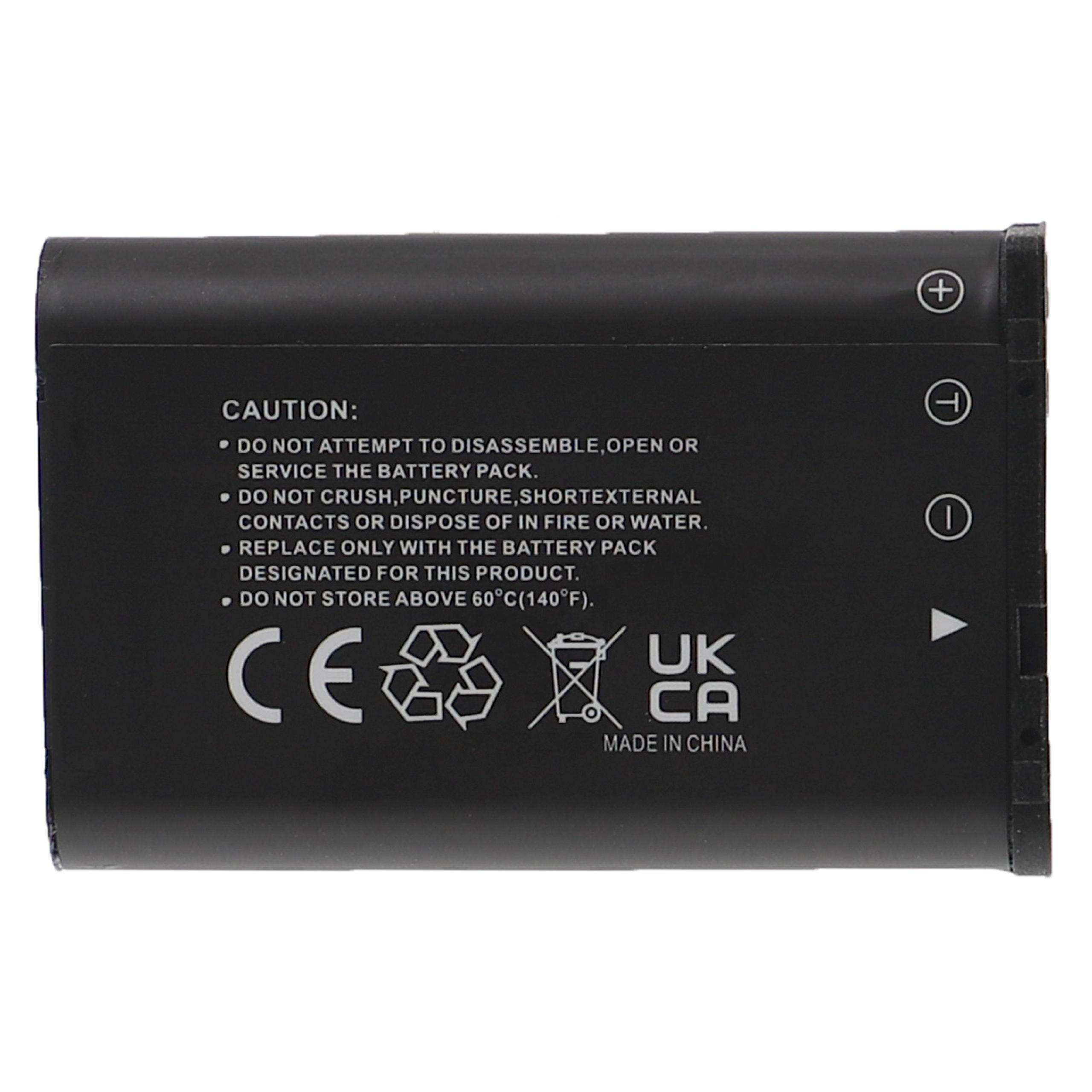 3x Baterias EXTENSILO para Casio NP-90, NP-90DBA - 1800mAh, 3.7V - Image 2