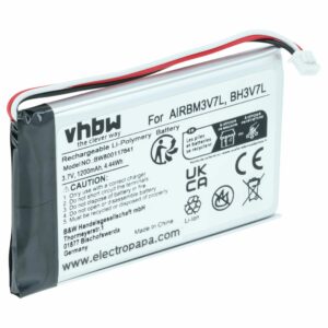 Bateria vhbw para Controlo Remoto Autec R0BATT00E0018, AIRBM3V7L, BH3V7L - 1200 mAh