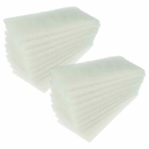 20x Filtro de ar vhbw para Zehnder Vent - Classe G3, branco
