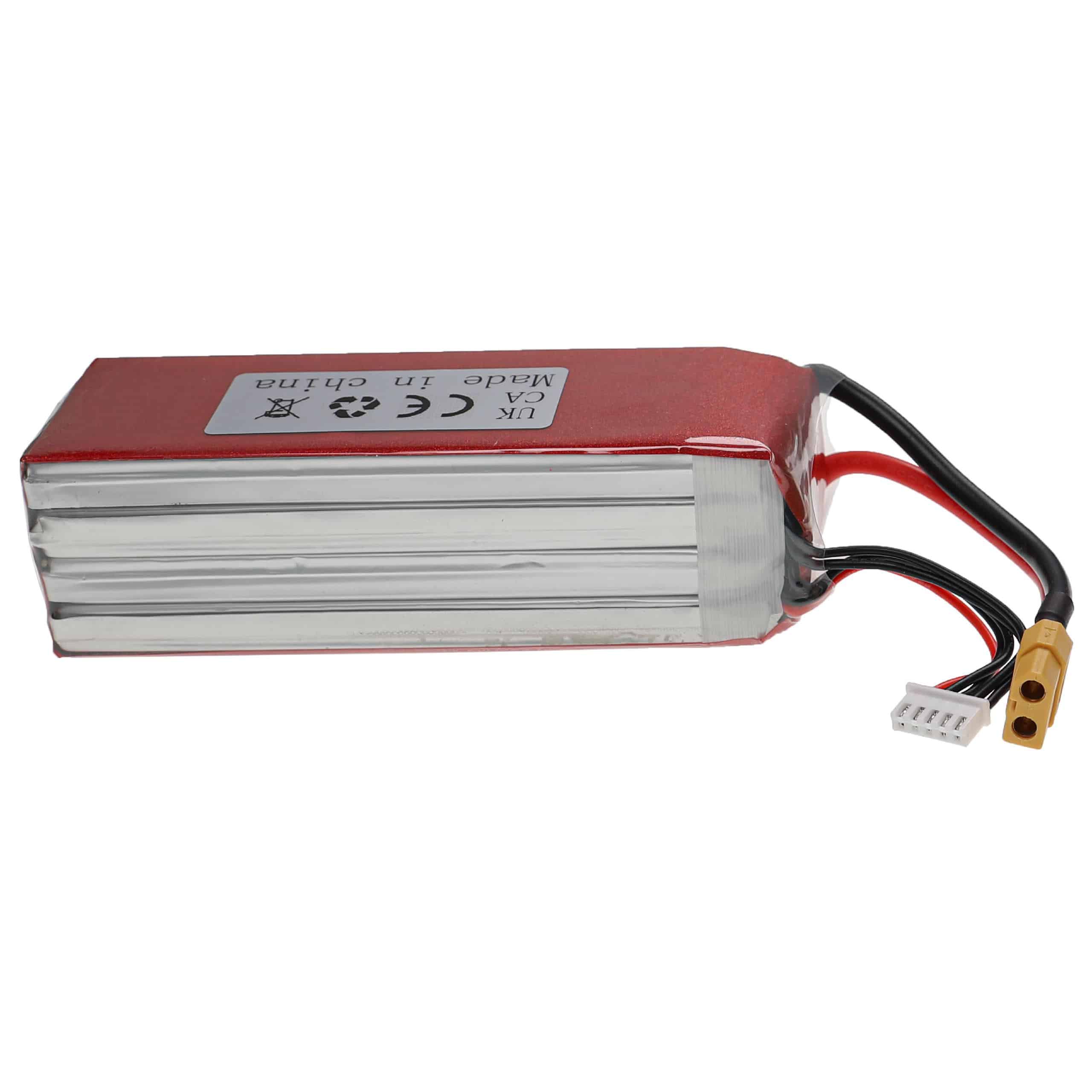 Bateria vhbw para Modelos e Drones - 6000 mAh 14.8 V Li-Polímero, XT60 - Image 3