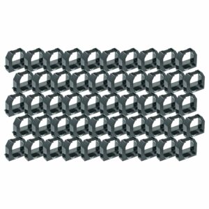 50x Fita de Tinta para Amano CE-319250, CE-319252 - Preto (vhbw)
