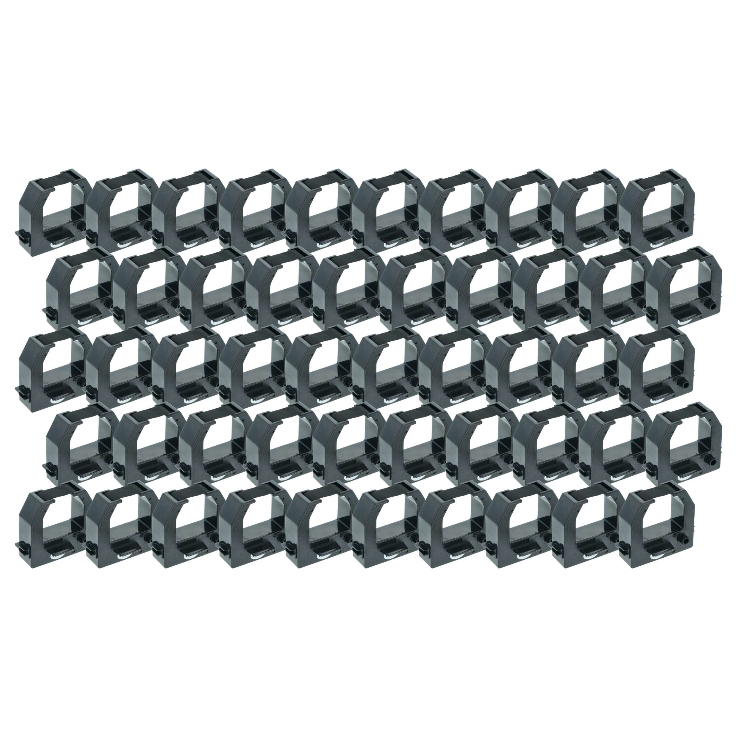 50x Fita de Tinta para Amano CE-319250, CE-319252 - Preto (vhbw)