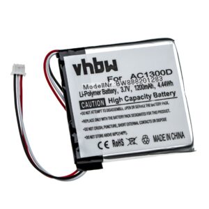 Bateria vhbw para Angelcare - 1200 mAh 3.7 V Li-polymer