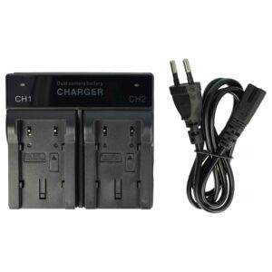 Carregador de Bateria vhbw para Câmara JVC GR-D720 - 1A, 4.2/8.4V
