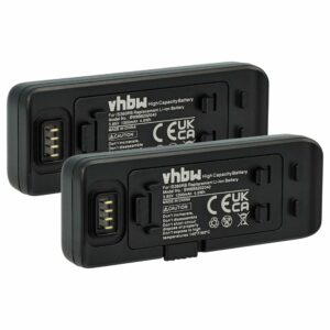 2x Bateria vhbw para Insta360 ONE R / Twin Edition - 1200mAh, 3.85V, Li-Ion