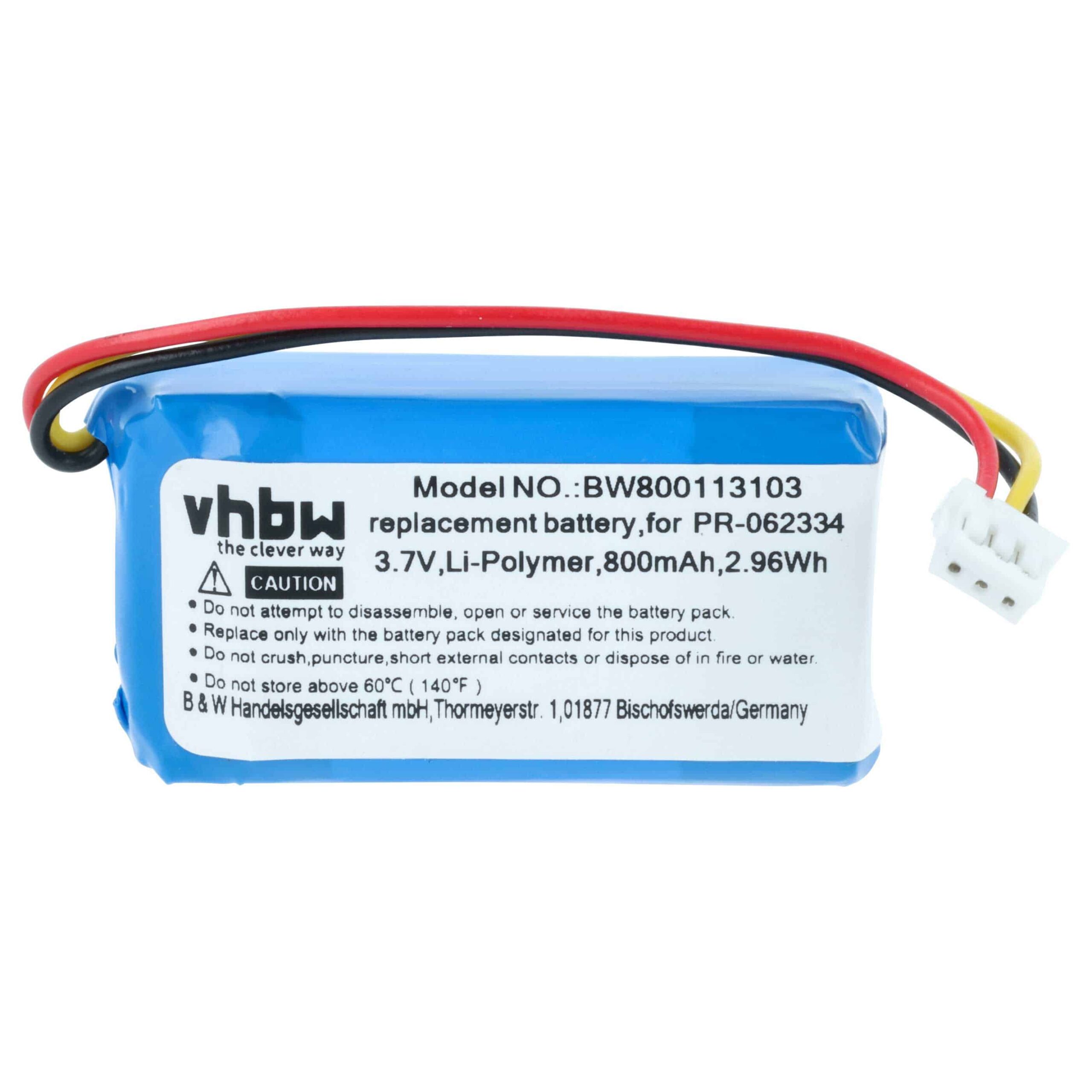 Bateria vhbw para câmara GoPro PR-062334 - 800 mAh 3.8 V Li-polymer - Image 3