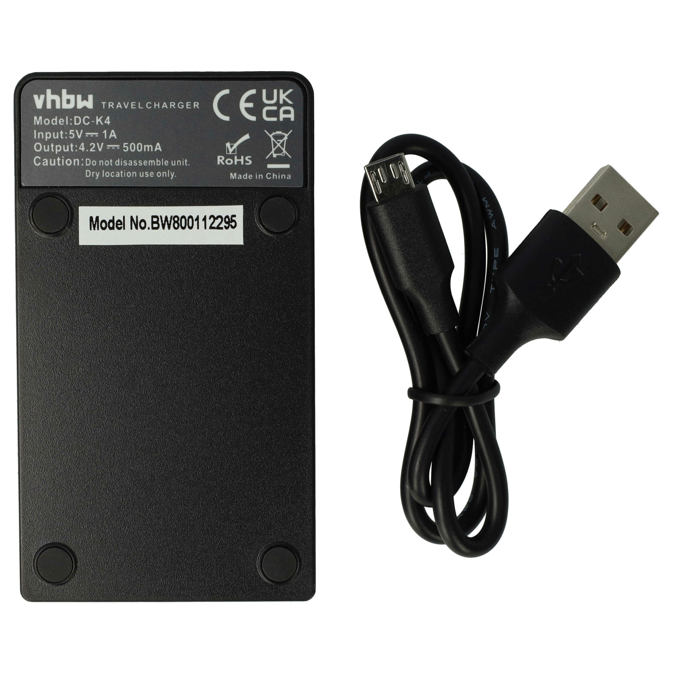 Carregador USB-C com Cabo para Câmara Pentax, Konica Minolta, Samsung e Sanyo vhbw - Image 2