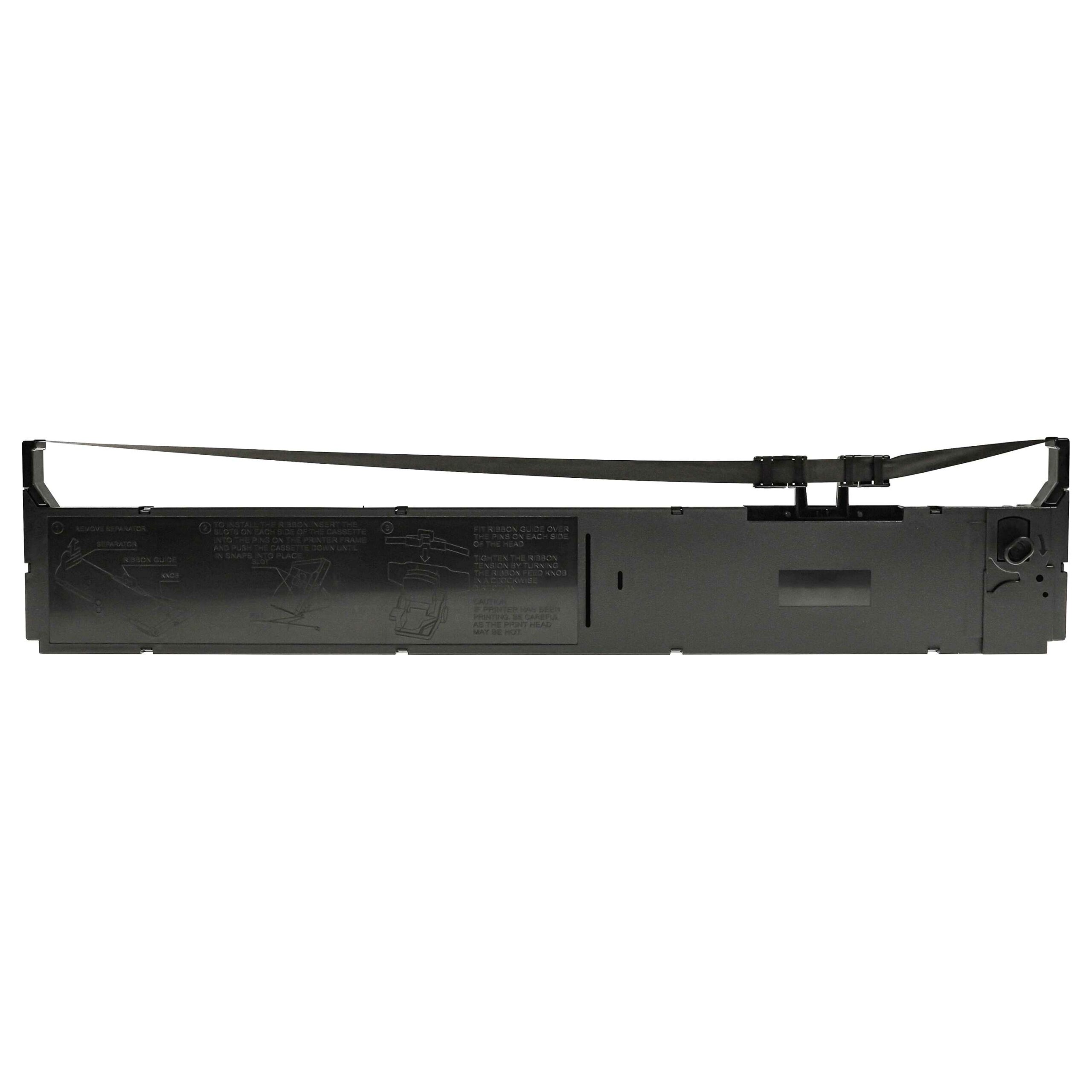 5x Fita de Tinta vhbw para Epson DFX 9000, DFX 9000 N - Preto - Image 2