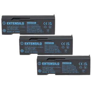 3x Bateria EXTENSILO compatível com Konica Minolta NP-700 / Sanyo DB-L30 - 700mAh