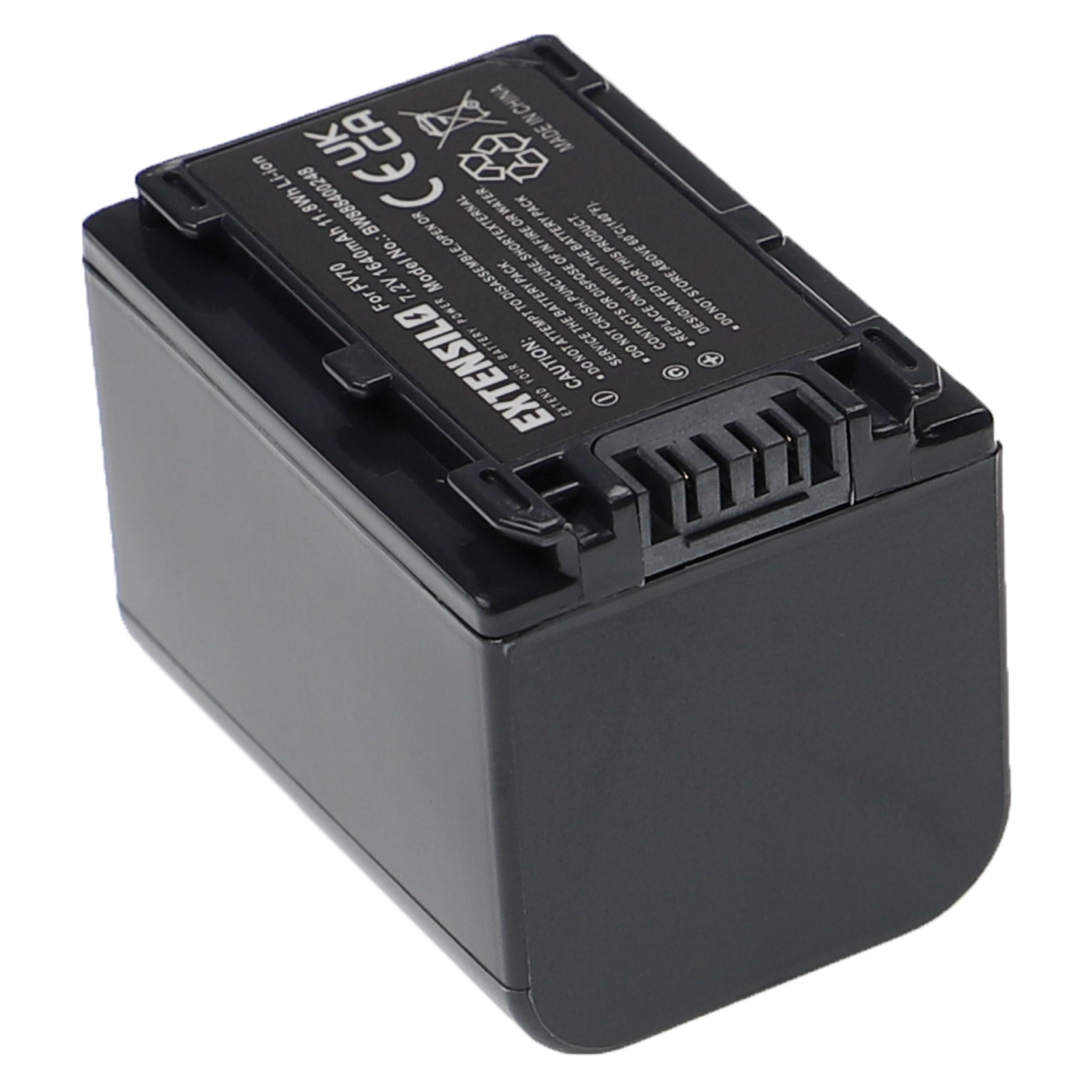 Bateria EXTENSILO 3x para Sony NP-FV50, NP-FV70, NP-FV100 1640mAh - Image 3