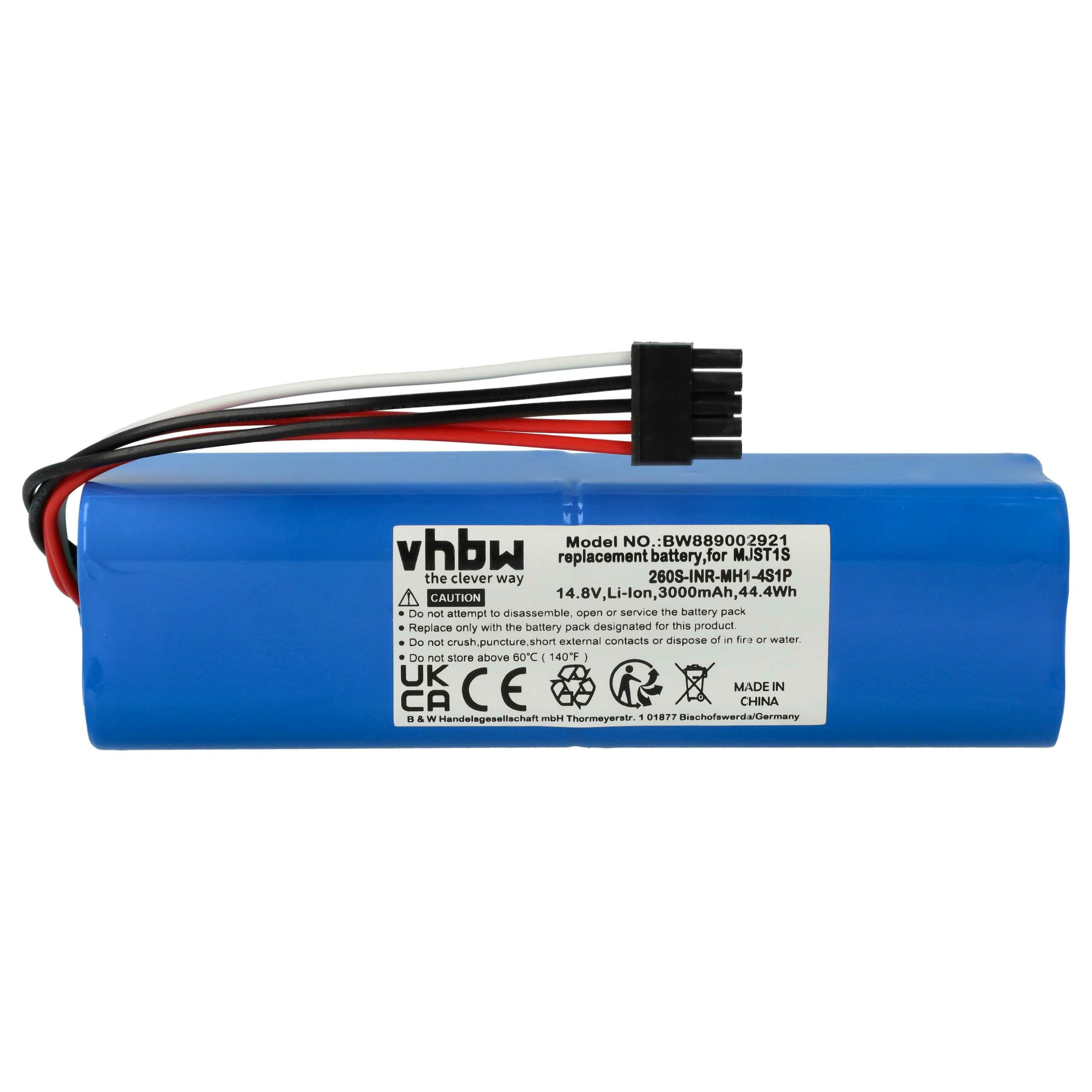 Bateria vhbw para Xiaomi 3000mAh 14.8V (Robô Aspirador) - Image 3