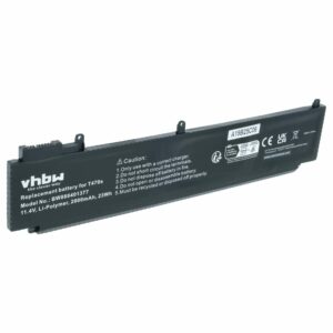 Bateria para portátil vhbw para Lenovo ThinkPad T460s, T470s 2000 mAh 11.4 V