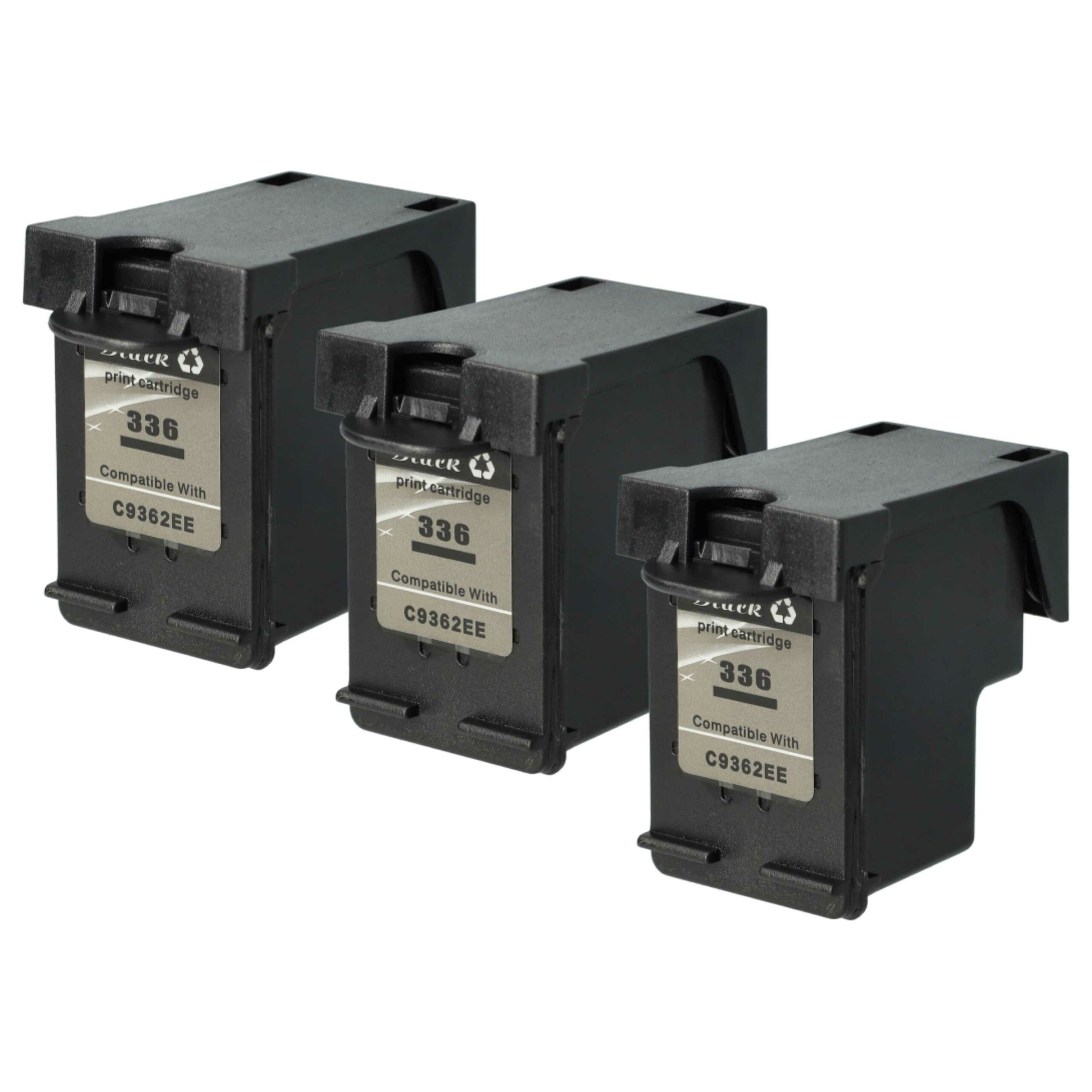 3x Tinteiros para HP Deskjet 5440 - Preto 9ml