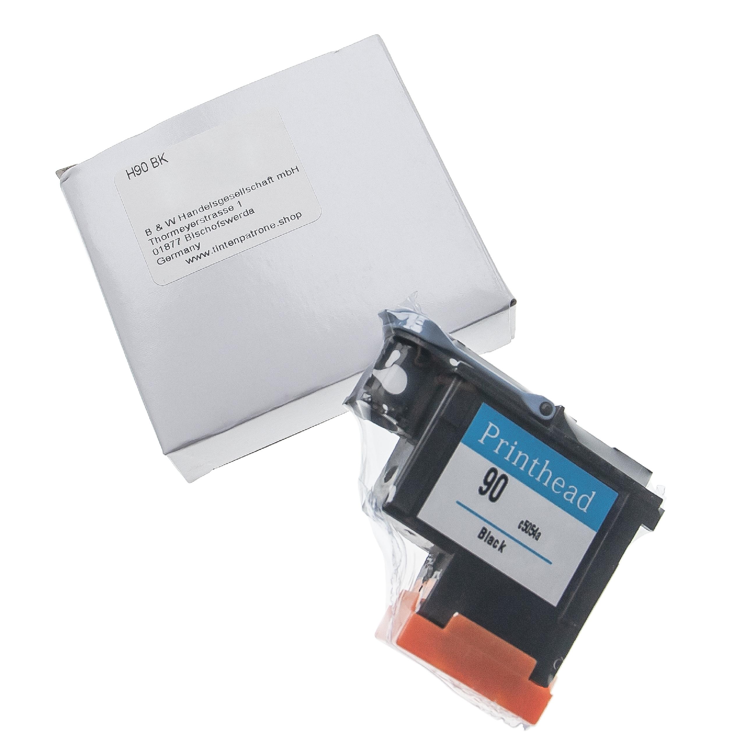 Cabeça de Impressão vhbw Recondicionada para HP DesignJet 4000 / 4500 - Preto, com Kit de Limpeza