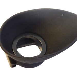 Ocular / Borracha de Visor vhbw para Canon EOS 450D, 500D, 550D, 1000D - Oval, Preto