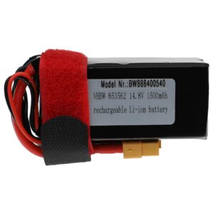 Bateria vhbw para Modelo Reduzido - 1500 mAh 14.8 V Li-Polímero, XT60