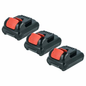 Pack de 3 Baterias vhbw para Dewalt DCB127, DCB125, DCB123 1500 mAh 12 V Li-Ion