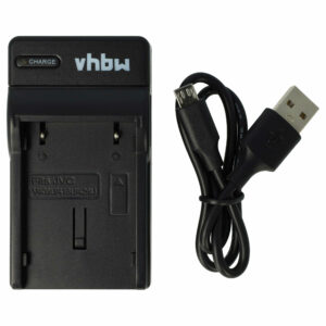 Carregador USB-C vhbw para Câmara JVC CU-VH1 / GR-33 com Cabo Incluído