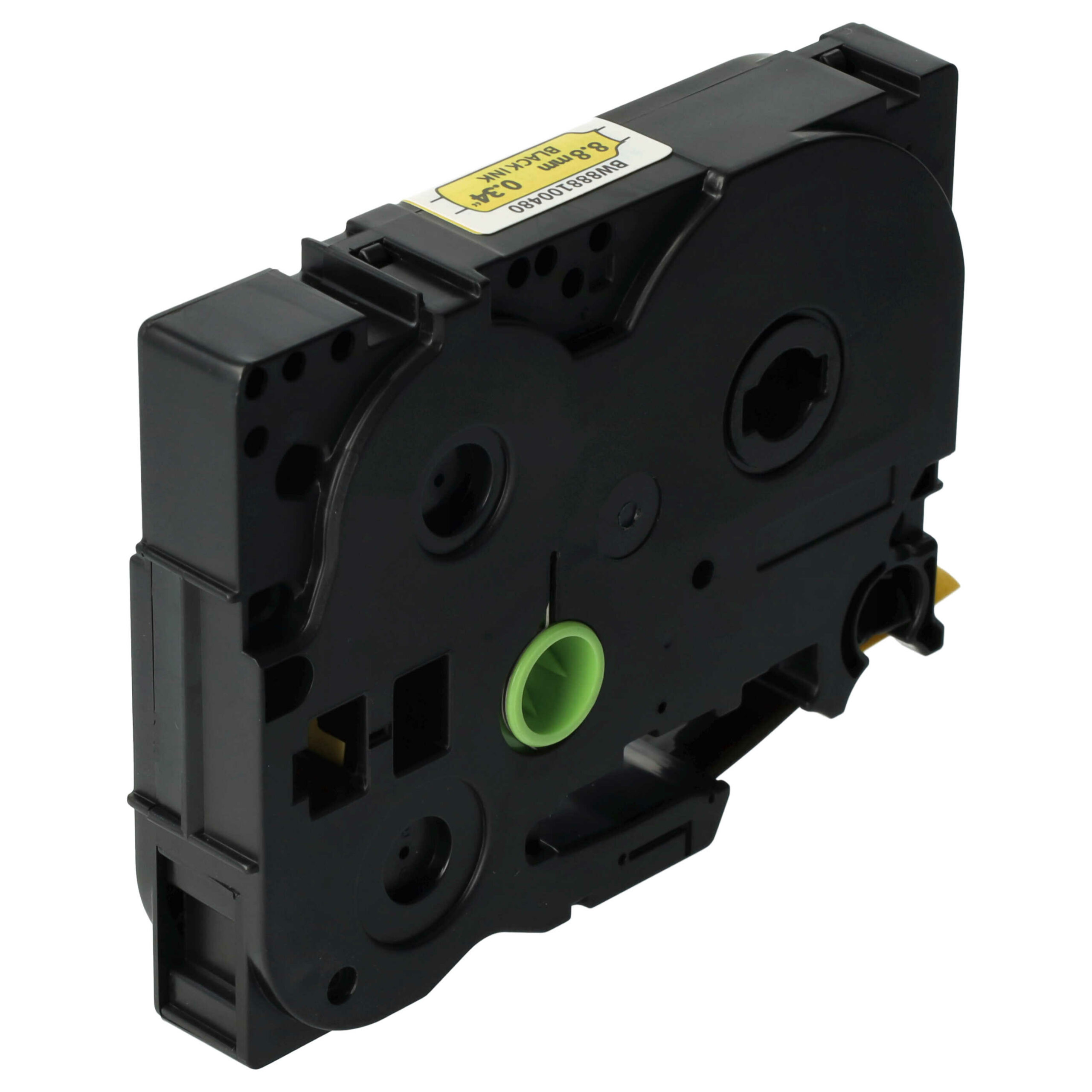 Fita termo retrátil vhbw substitui Brother HSe-621, HSe621 8.8 mm Preto sobre Amarelo - Image 4