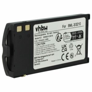Bateria vhbw para Nokia 3210 - 1200 mAh 2.4 V NiMH