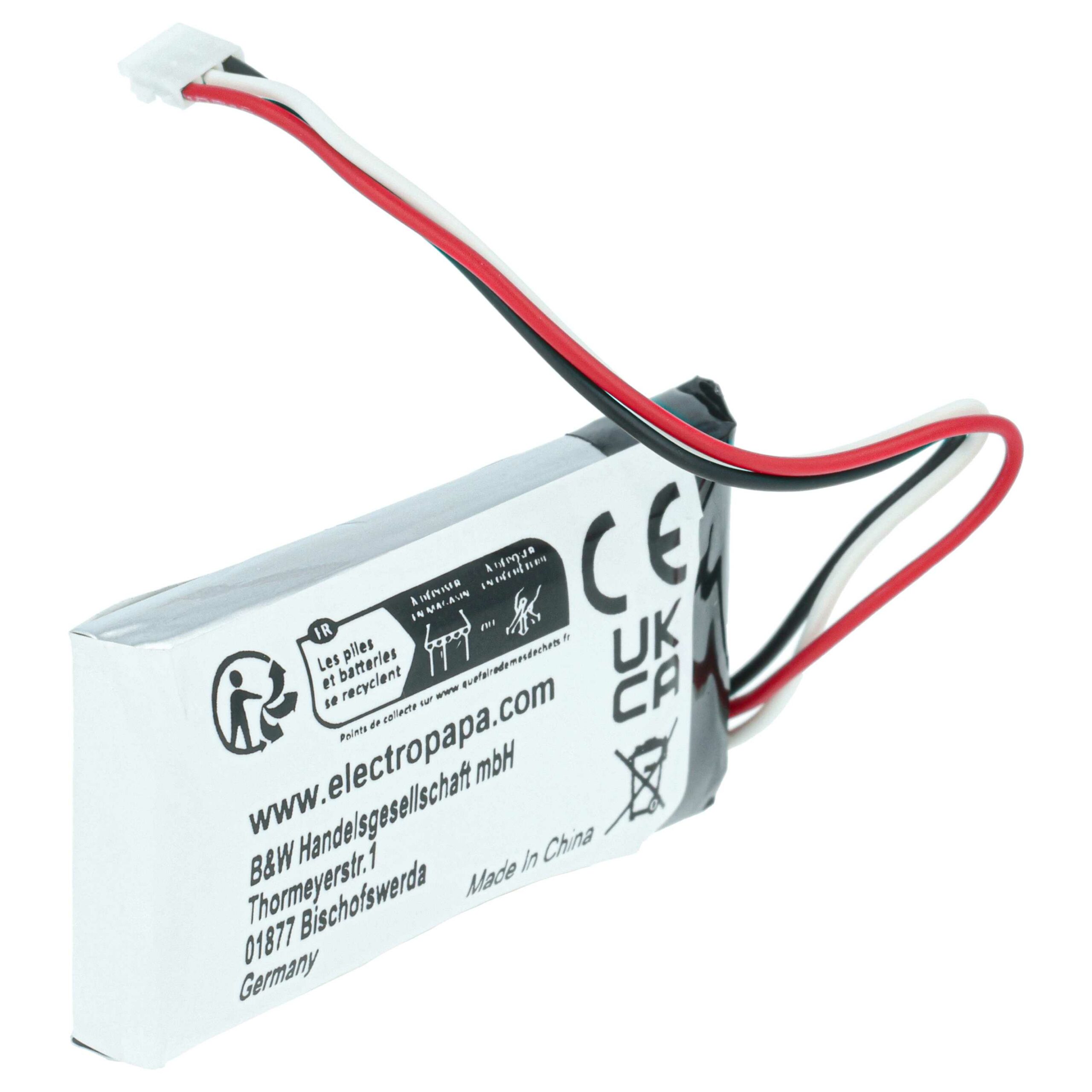 Bateria vhbw para Câmara Termográfica Flir SDL702035, LF602035-02 - 450 mAh 3.7 V - Image 2