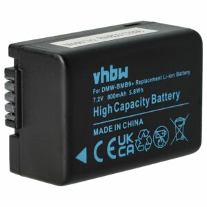 Bateria vhbw para Leica BP-DC9 / Panasonic DMW-BMB9E - 800mAh, 7.2V