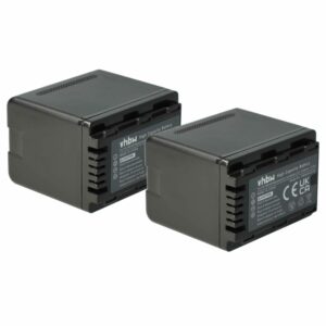 2x Baterias vhbw para Panasonic HC-V10, HC-V100, HDC-HS60 (3200 mAh, 3.6 V)