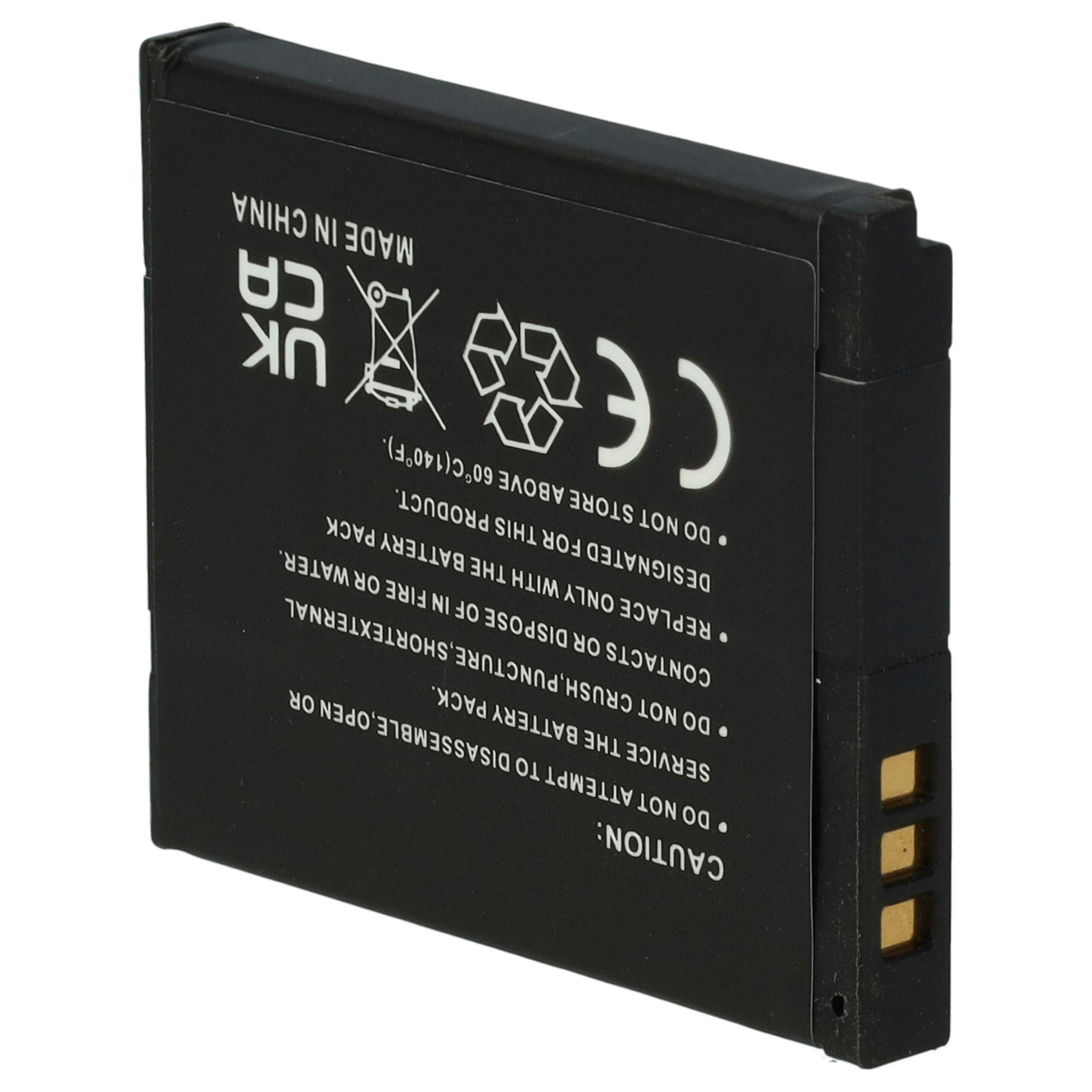 3x Bateria EXTENSILO para Panasonic DMW-BCL7, DMW-BCL7E - 600mAh, 3.7V, Li-Ion - Image 4