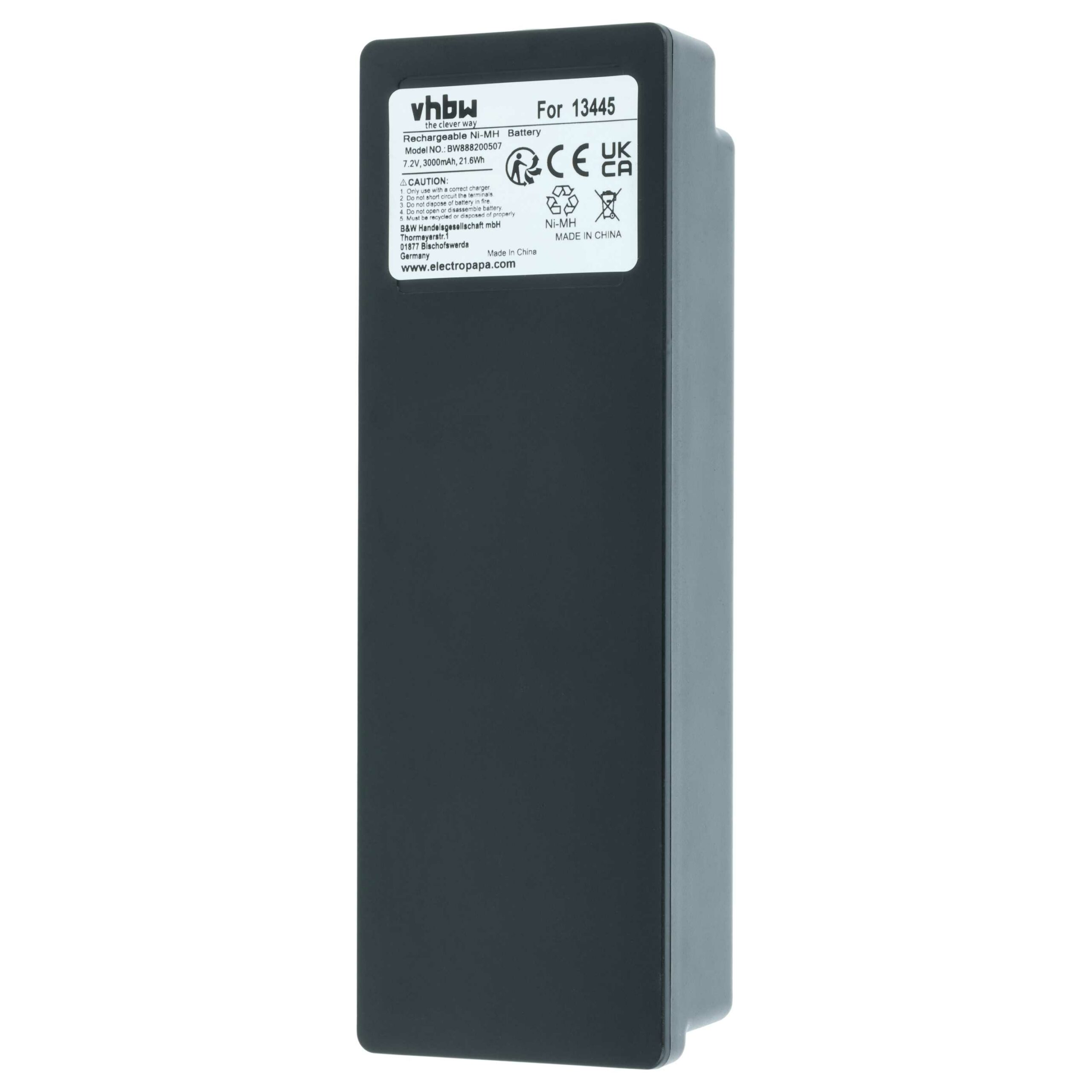 Bateria vhbw para Controlo Remoto Palfinger Scanreco 17162 3000 mAh - Image 3