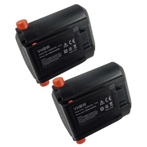 2x Bateria vhbw para Gardena BLi-18, 9839-20, 9840-20 - 2500 mAh 18 V Li-Ion