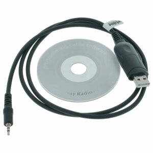 Cabo de Programação USB vhbw para Rádios Motorola CP040, CP140, CP200
