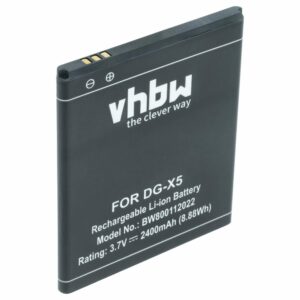 Bateria vhbw para telemóvel Doogee X5 / X5 Pro (2400 mAh, 3.7 V, Li-Ion)