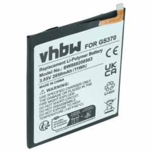 Bateria para Telemóvel vhbw substitui Gigaset V30145-K1310-X465 - 2850 mAh 3.85 V