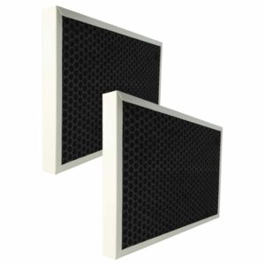 2x Filtro vhbw HEPA + Carvão Ativo para Purificador de Ar Comedes LR 200