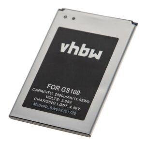 Bateria de Telemóvel vhbw para Gigaset GS100 (3000 mAh, 3.85 V, Li-Ion)