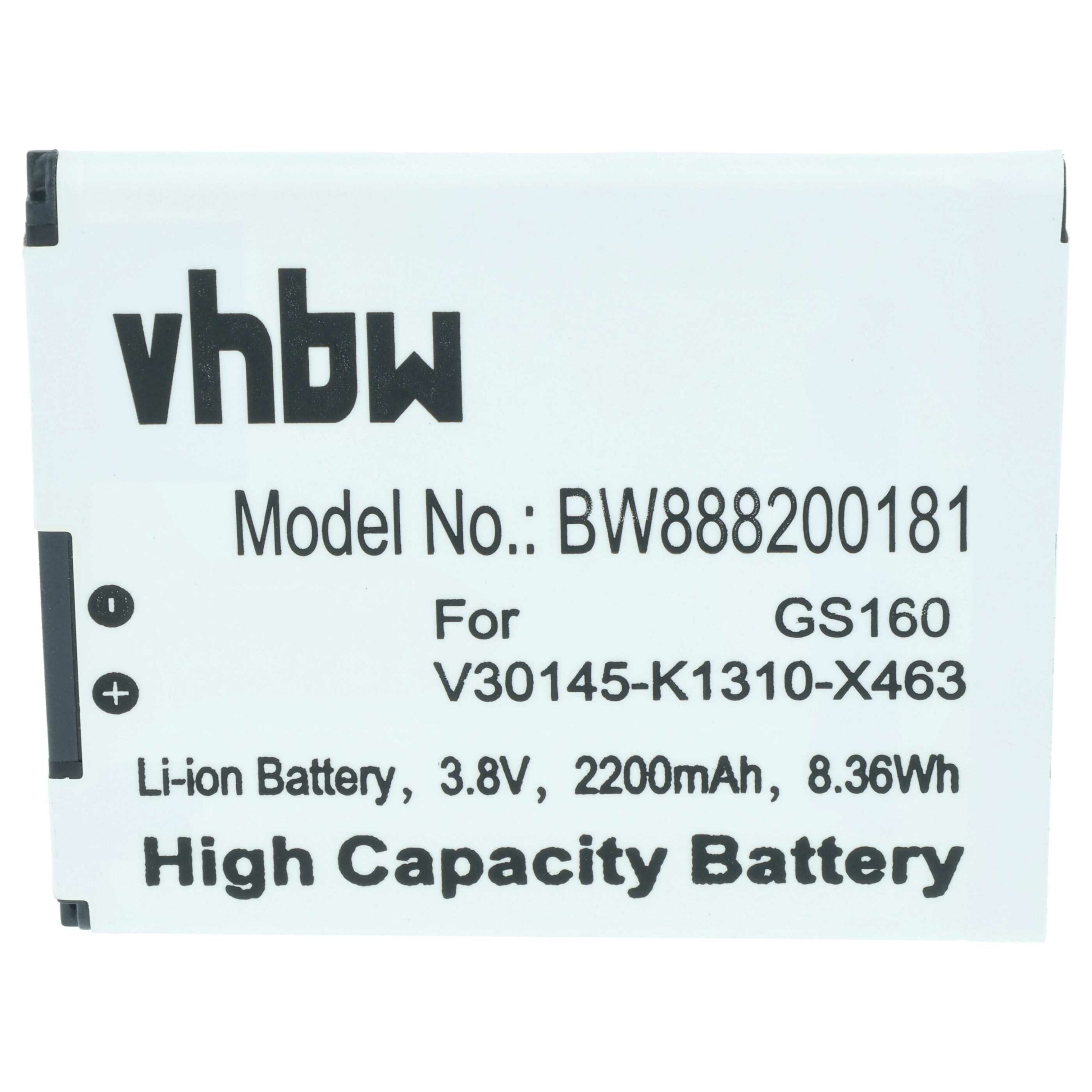 Bateria vhbw para Telemóvel Gigaset GS160, GS170 - 2200 mAh - Image 3