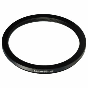 Adaptador Step-Down vhbw de 62 mm para 55 mm para Objetivas de Câmara