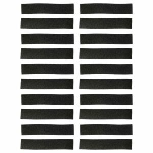 20x Filtro de Esponja vhbw para Anel de Enchimento de Secador Miele 9688381, 9688380