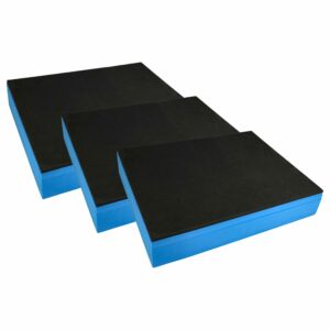 3x Inserto de Espuma Rígida vhbw para Caixa de Ferramentas Bosch Sortimo L-Boxx
