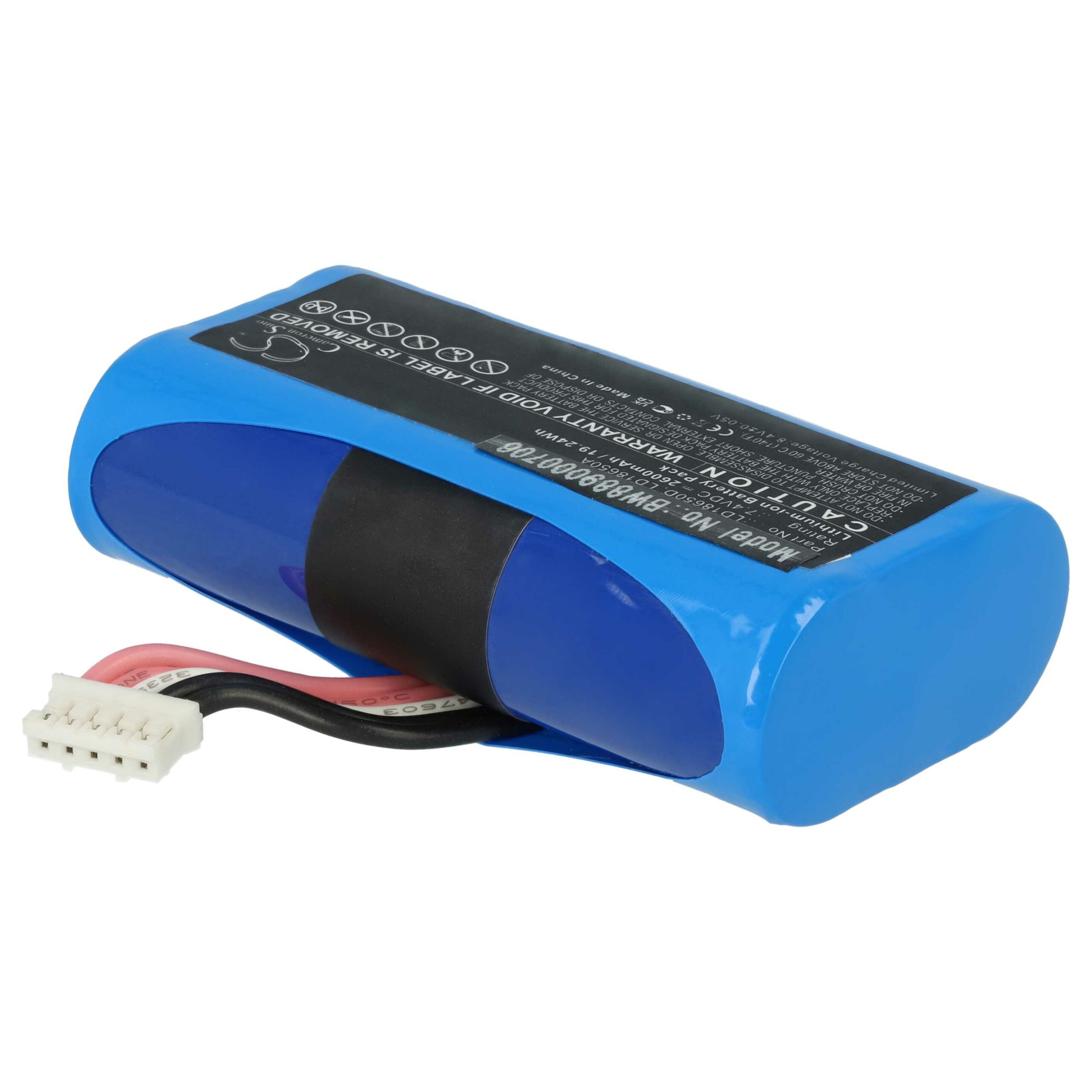 5x Baterias vhbw para Newland / Ingenico / Landi leitor de códigos de barras POS - 2600 mAh 7.4 V - Image 4